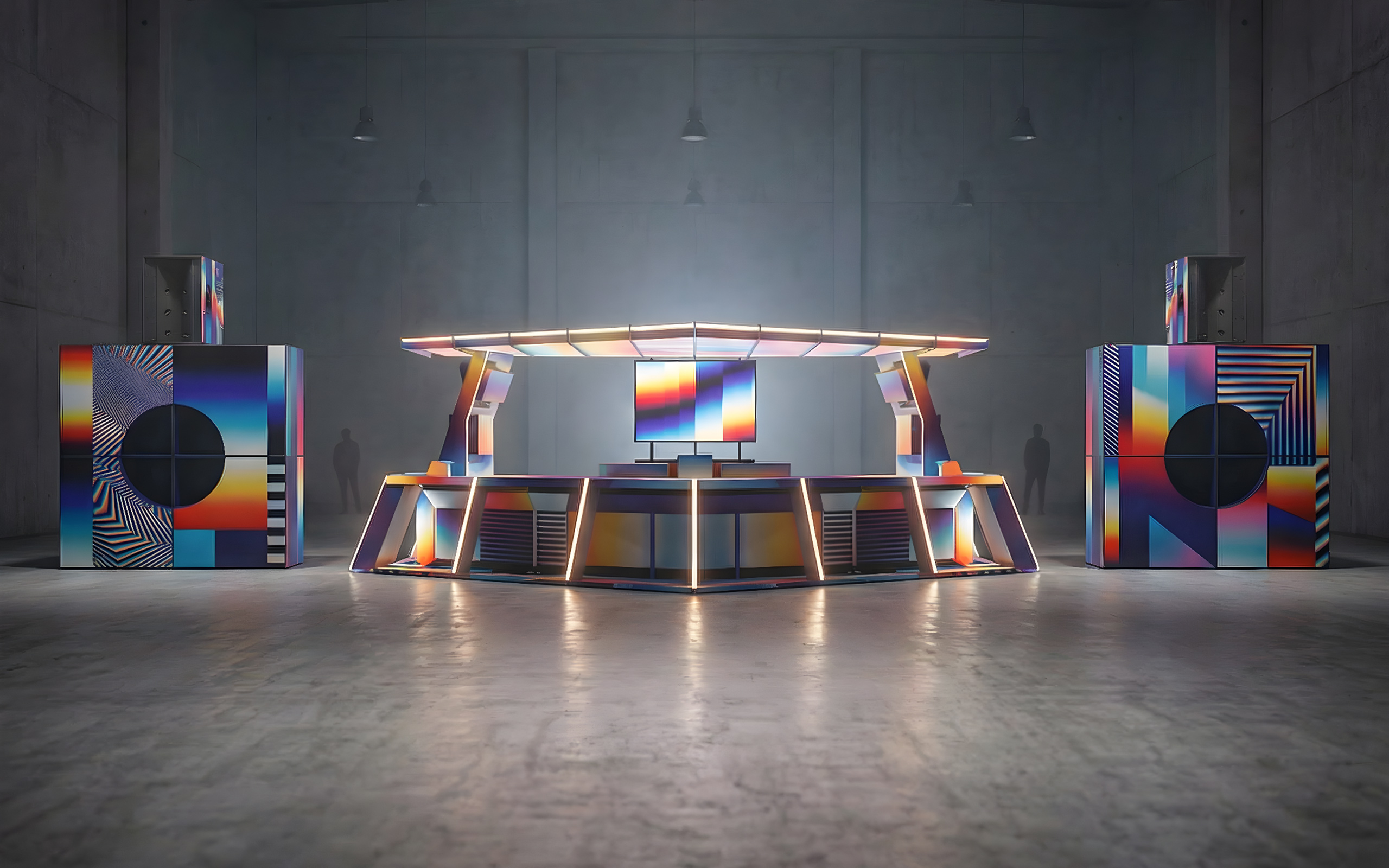Red Bull Music UK bespoke touring DJ booth