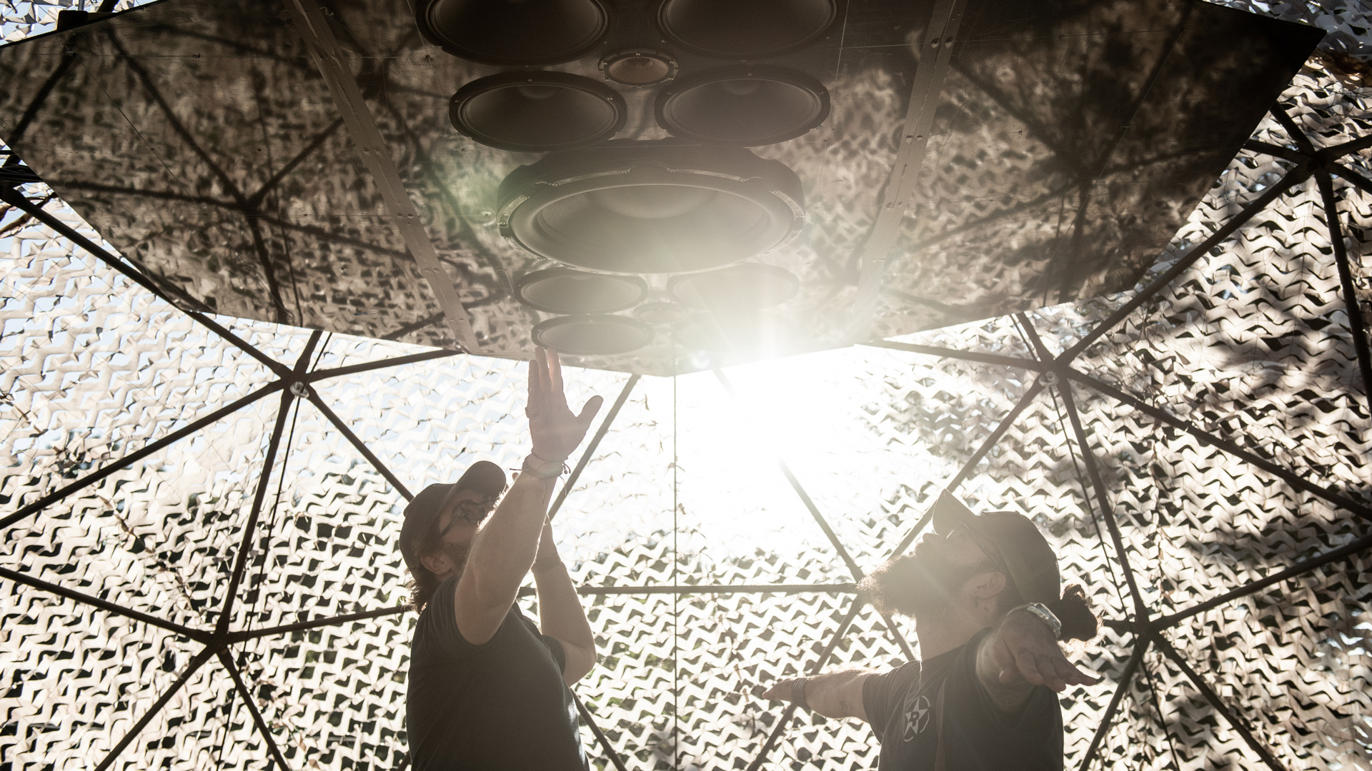 On-site project delivery — Halo Sound Systems speaker installation